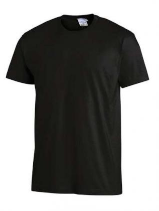 Leiber T-Shirt Rundhals schwarz