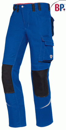 BP® Arbeitshose mit Hammerschlaufe & Reflexelemente blau