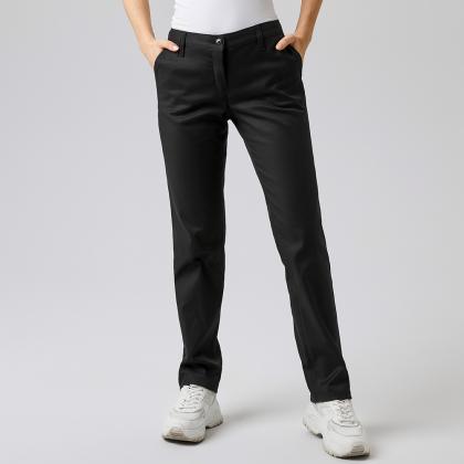 Kochhose Damen schwarz 5-Pocket-Jeans