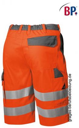 BP® Kurze Hose Warnschutz Shorts orange grau