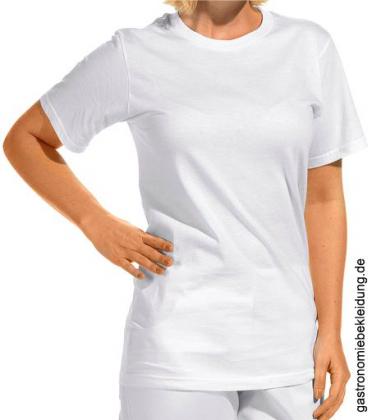 Heren Damen Shirts T-Shirt farbig Berufsbekleidung weiß und